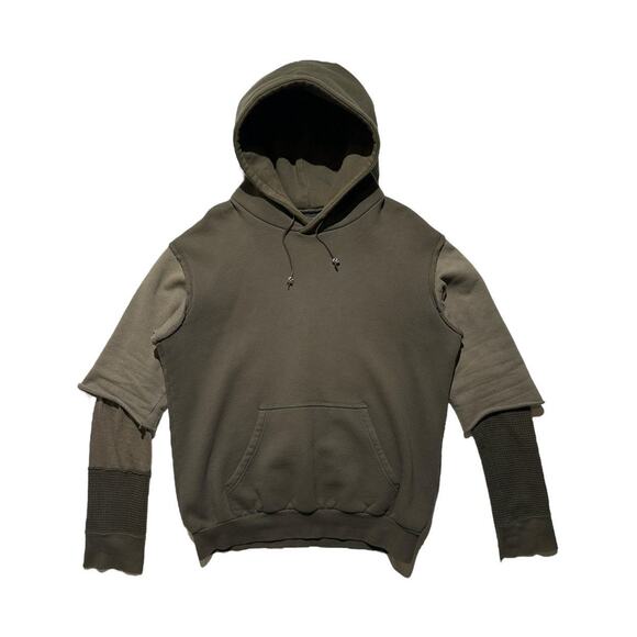 Archive Triple layered skull drawstring hoodie - Picture 1 of 5
